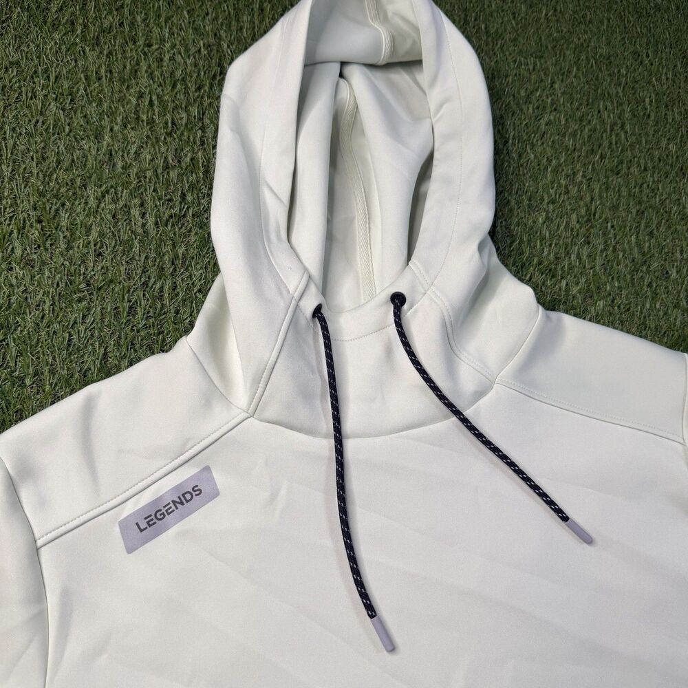 Legends Hawthorne Tech Pullover Hoodie Mens Medium Stone Heather Gym Workout